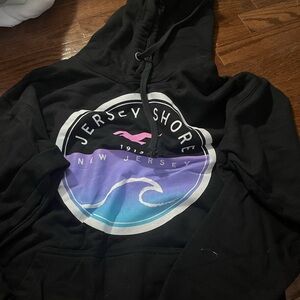 Black Jersey Shore Hoodie